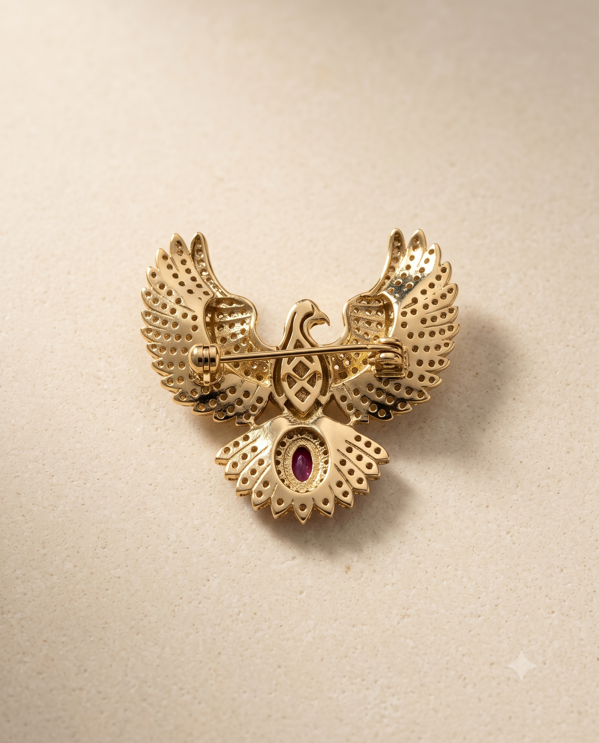 Royal Falcon Brooch