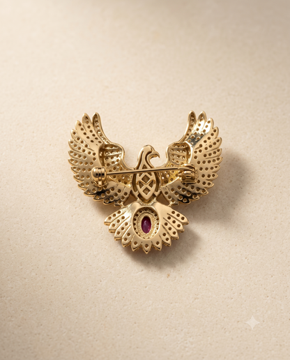 Royal Falcon Brooch