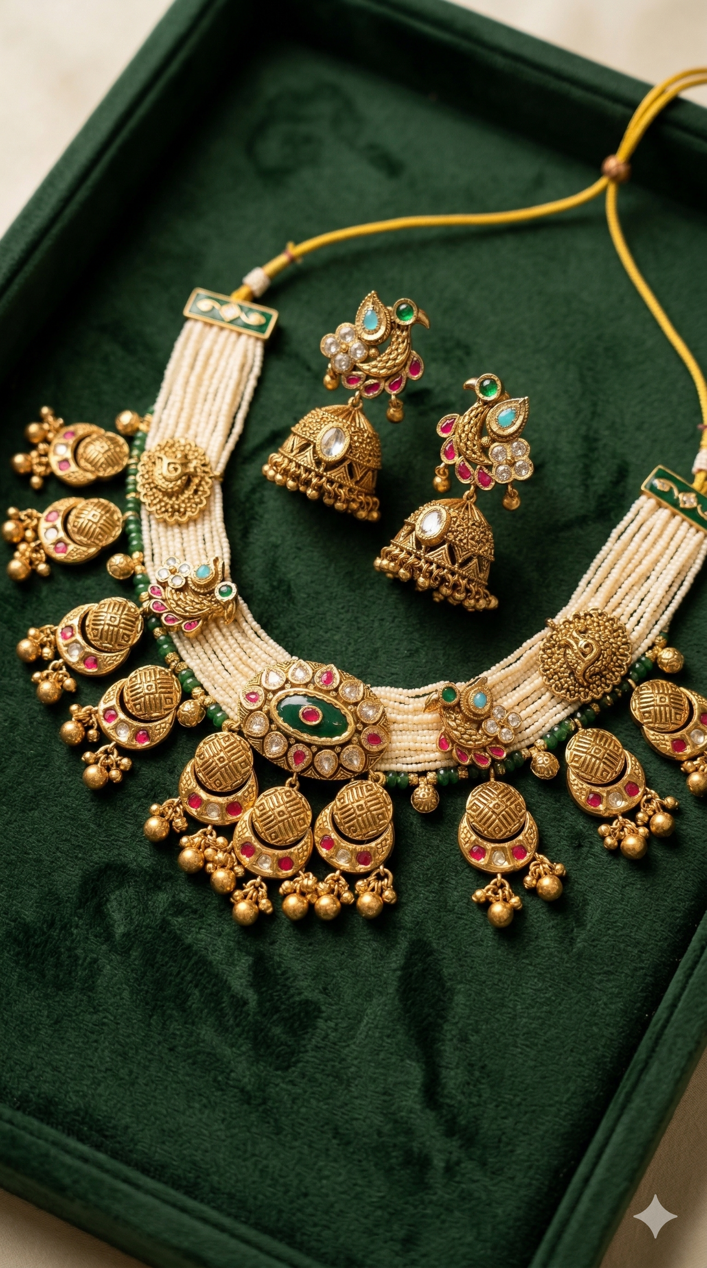 Mayur Varnika Necklace Set
