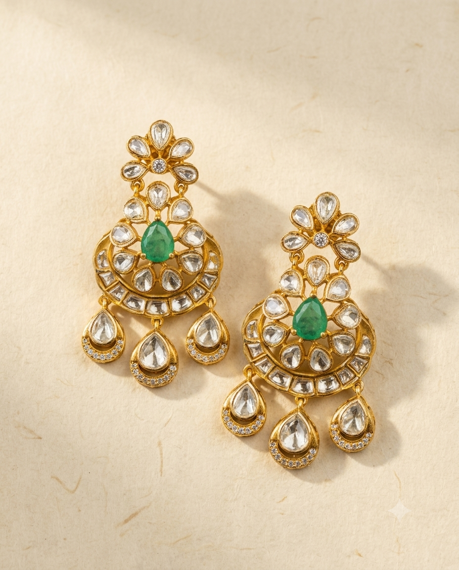 Gulnaar Polki Necklace Set