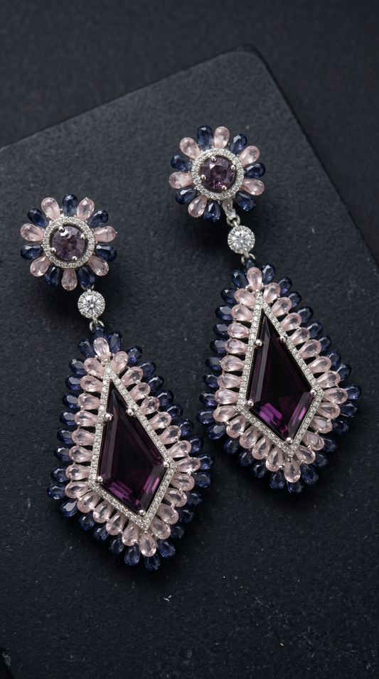Midnight Iris Chandeliers