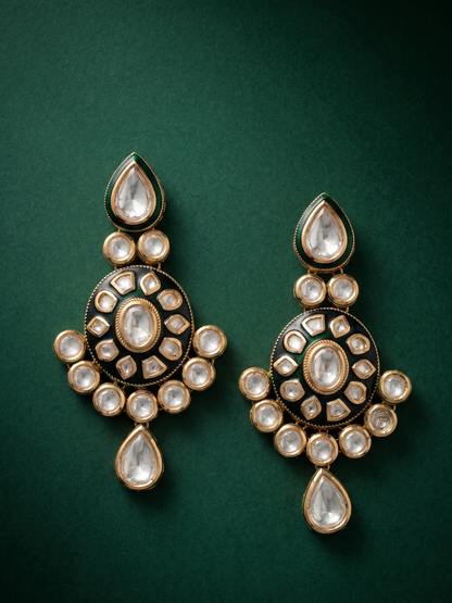 Royal Bloom Meenakari Earrings