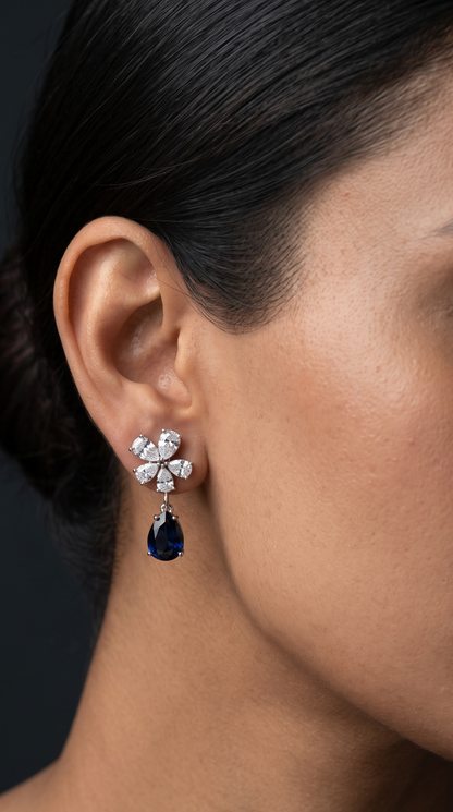 Sapphire Petal Drops