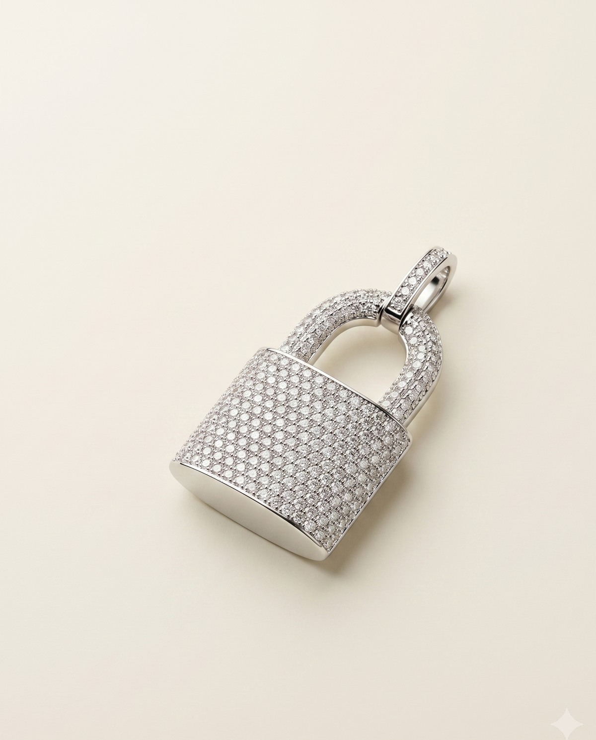 Elegant Lock Pendant