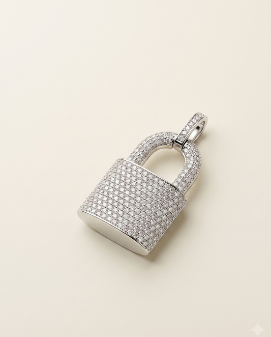 Elegant Lock Pendant