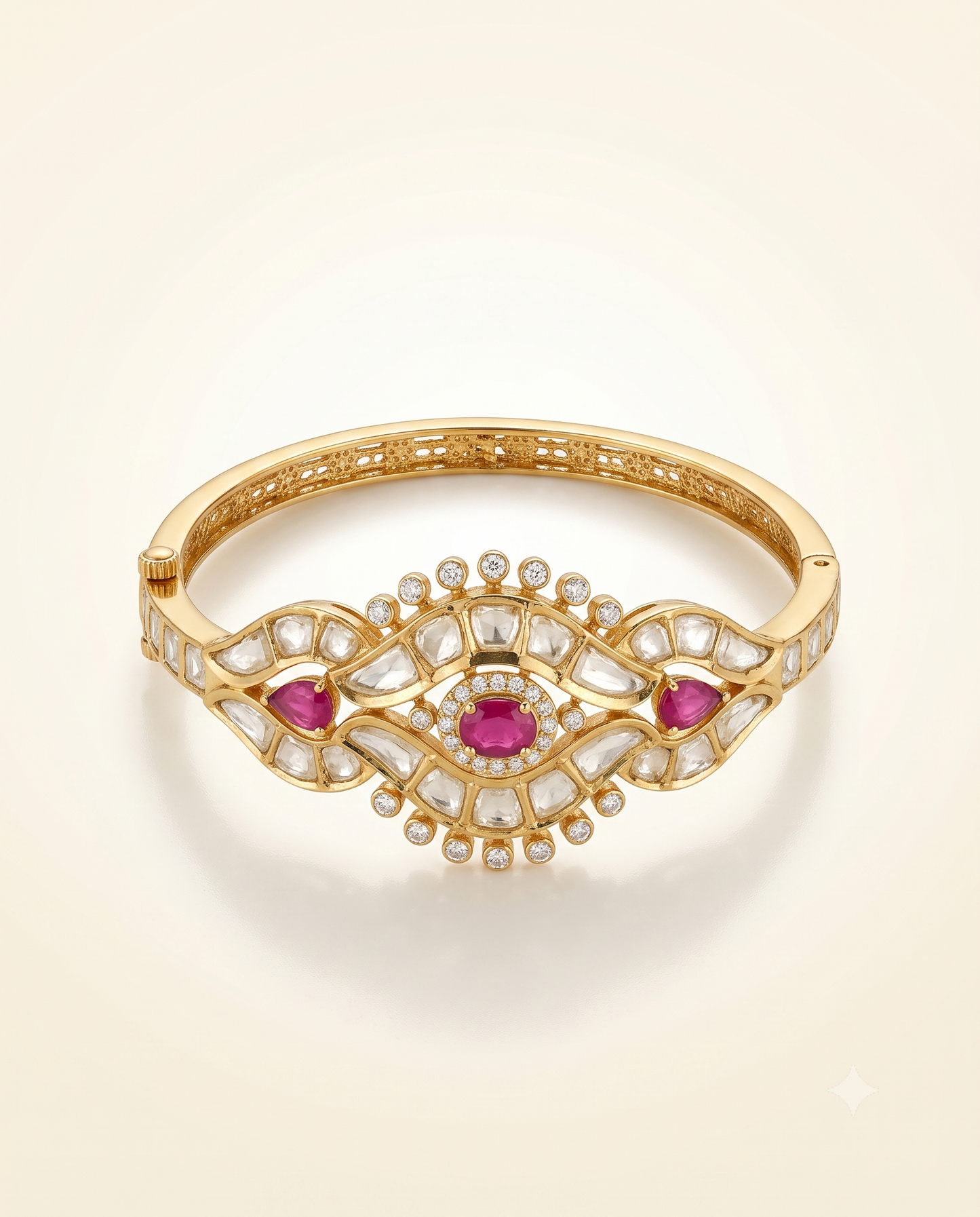 Polki Ruby Bracelet