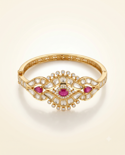Polki Ruby Bracelet
