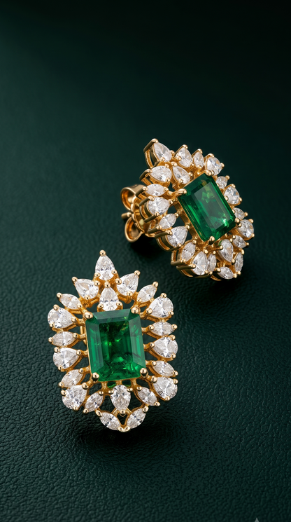 Pure Silver Classic Aureole Earrings