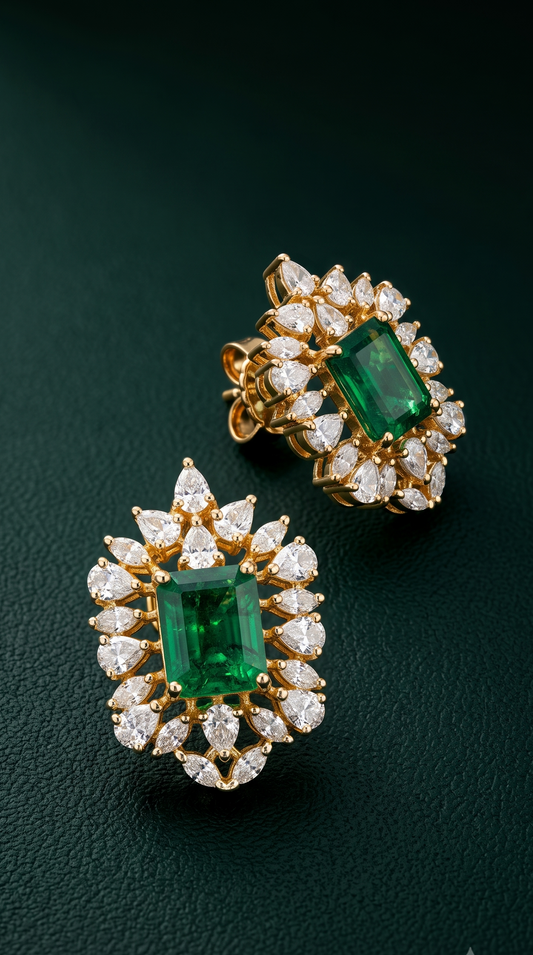 Pure Silver Classic Aureole Earrings