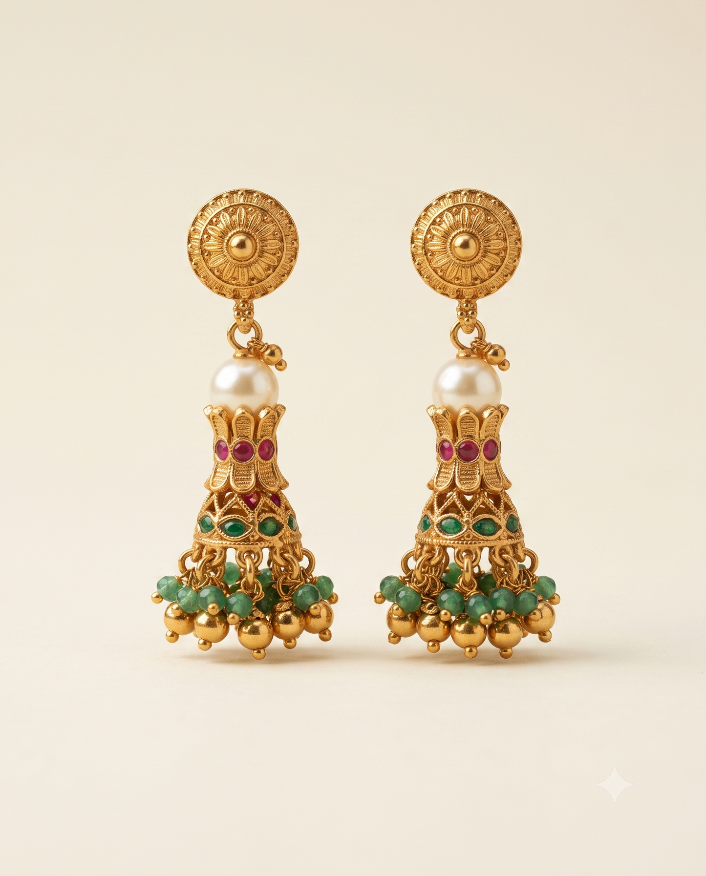 Golden Rajmahal Necklace Set