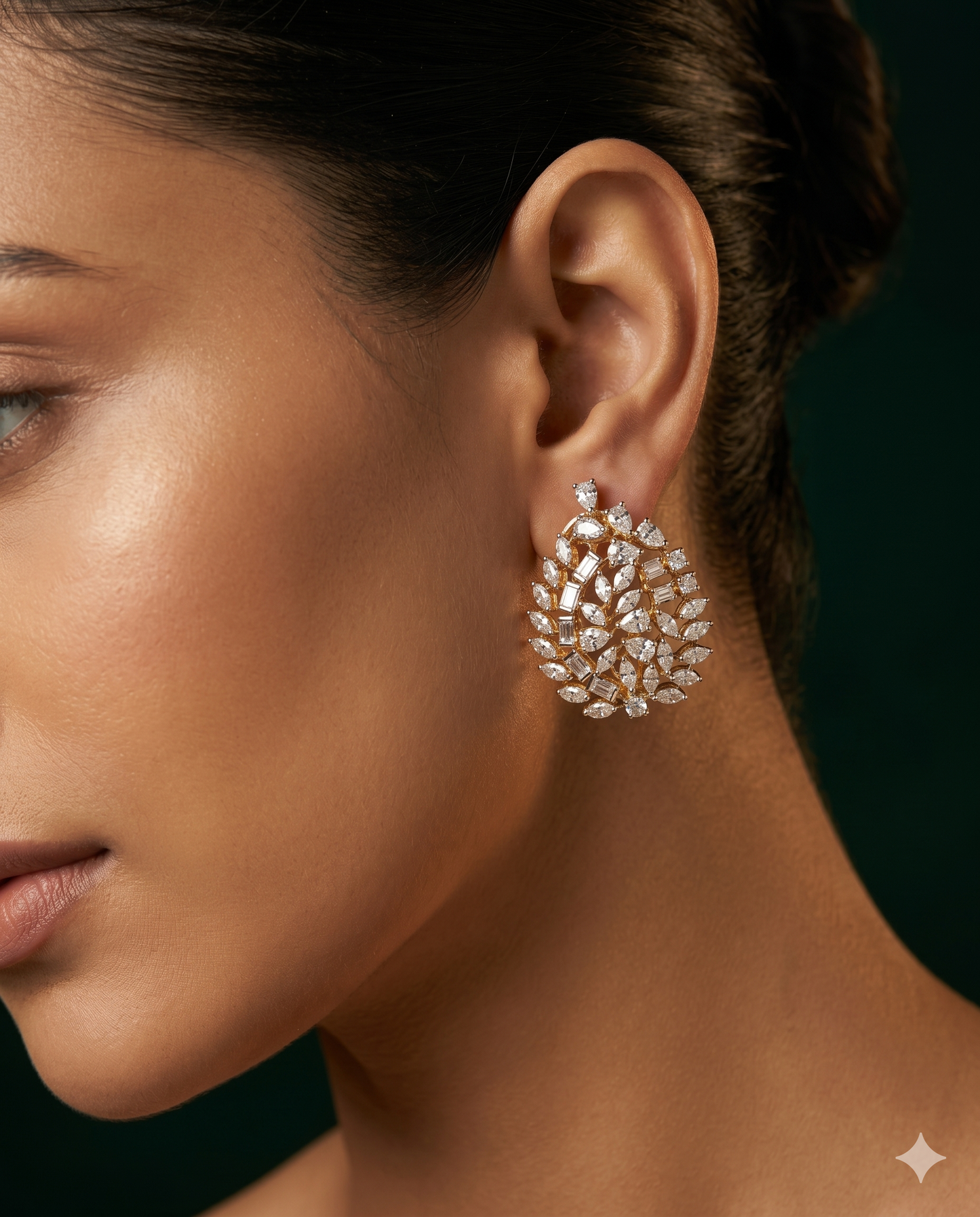 Pure Silver Constellaton Earrings