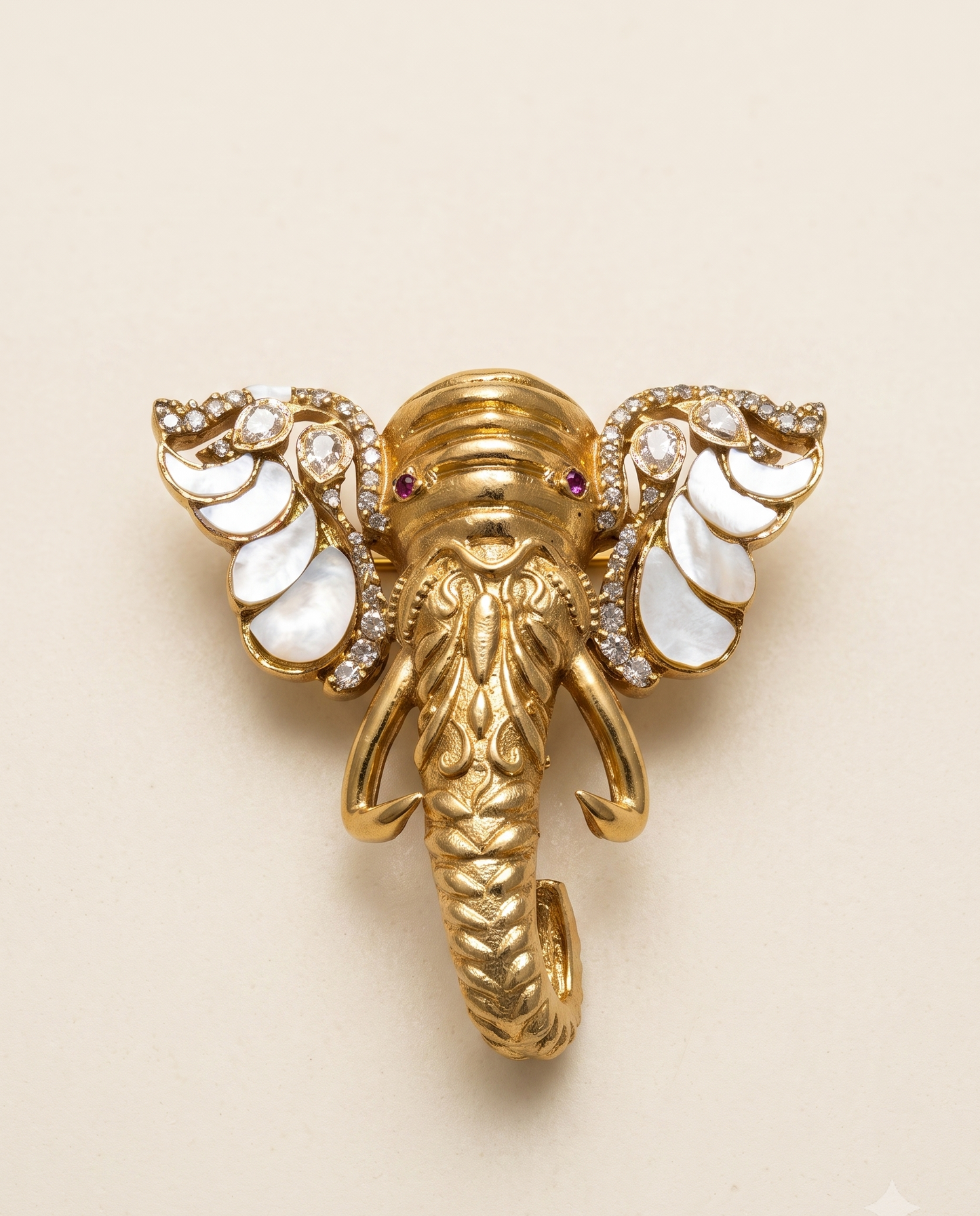 Airavata Pearl Brooch