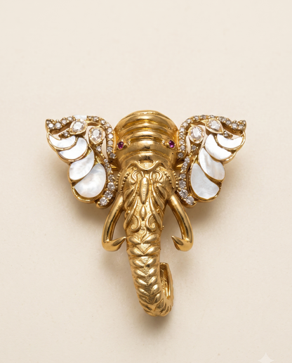Airavata Pearl Brooch