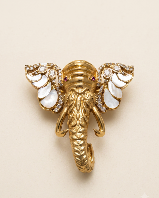 Airavata Pearl Brooch