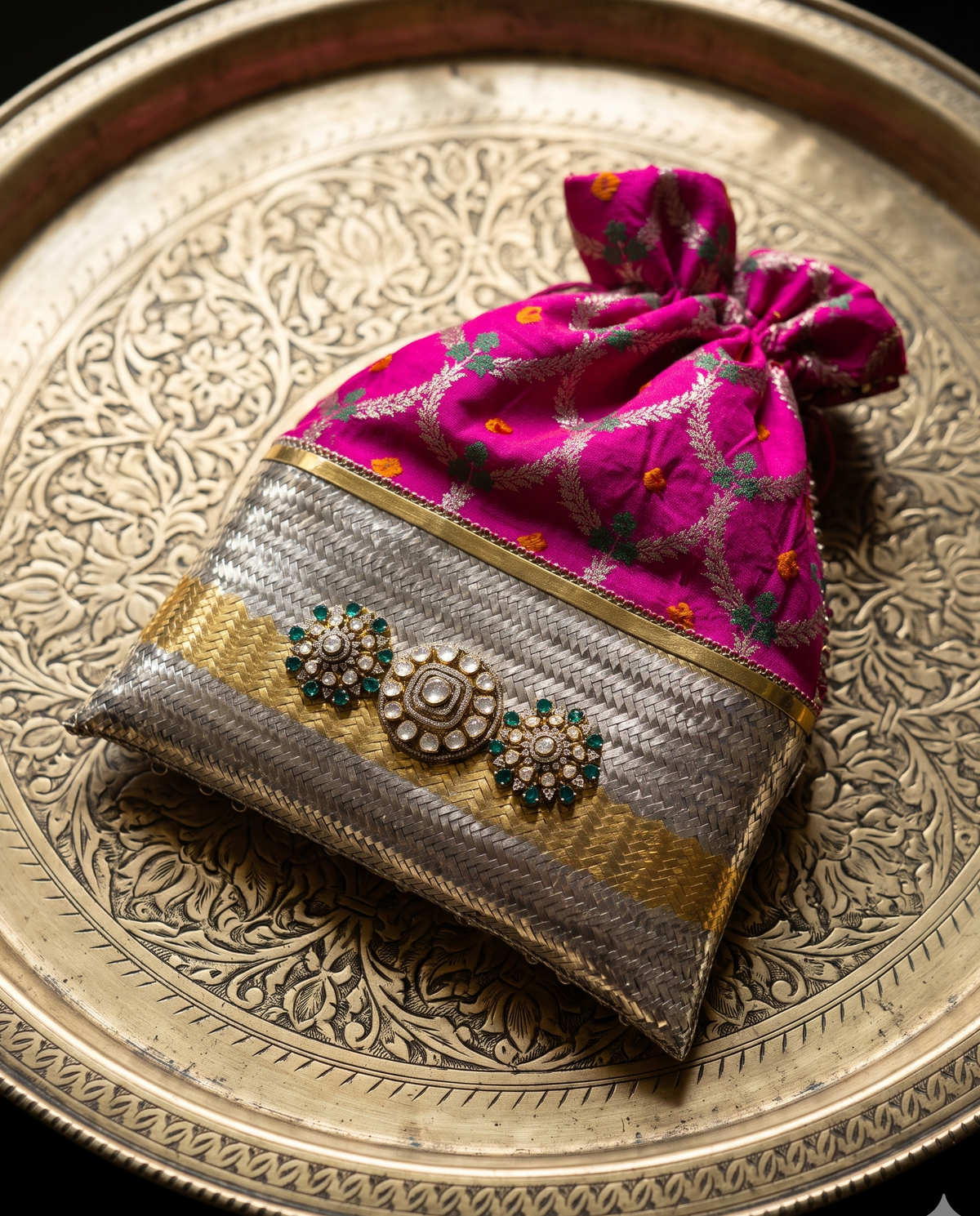 Pure Silver Rani Bagh Potli