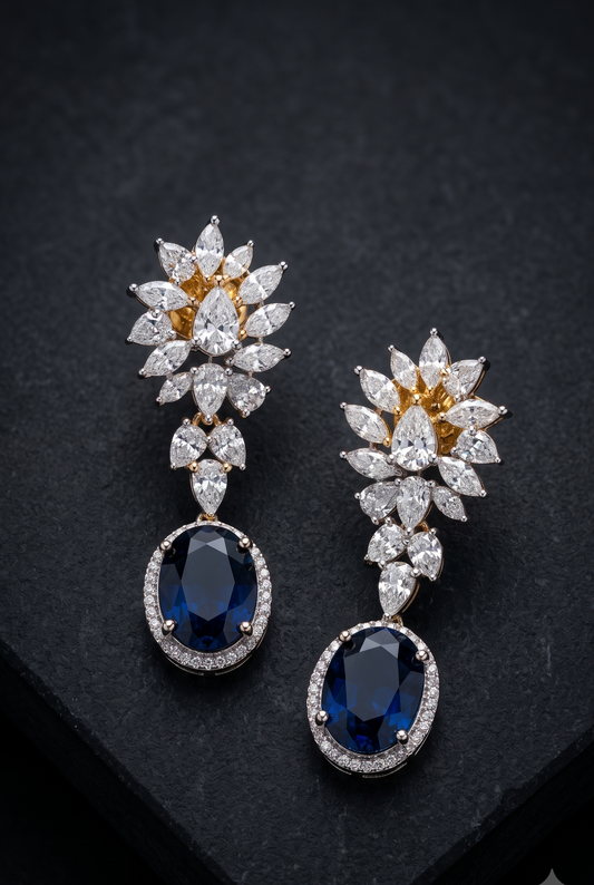Sapphire Constellation Earrings