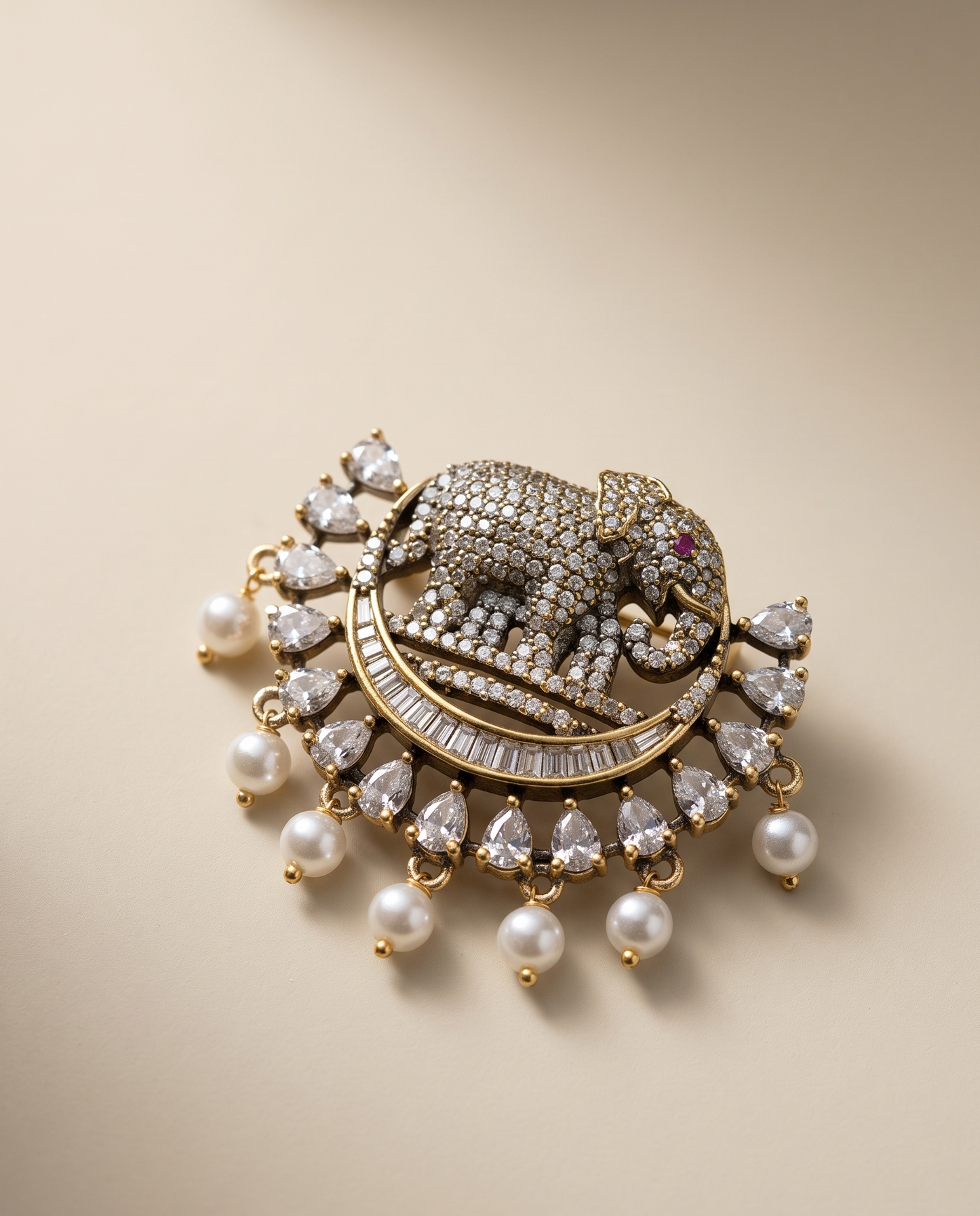 Gajraj Insignia Brooch