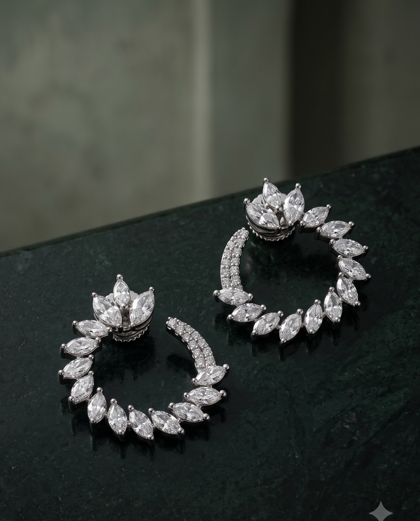Chic Petal Hoops