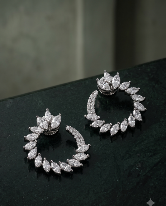 Chic Petal Hoops