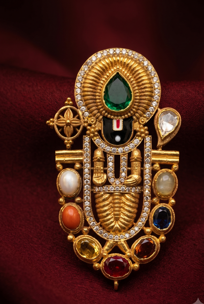Pure Silver Divine Srinathji Pendant