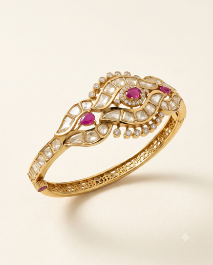 Polki Ruby Bracelet