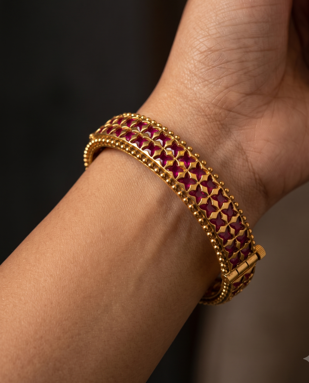 Golden Meena Bracelet