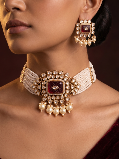 Noor Polki Choker Set
