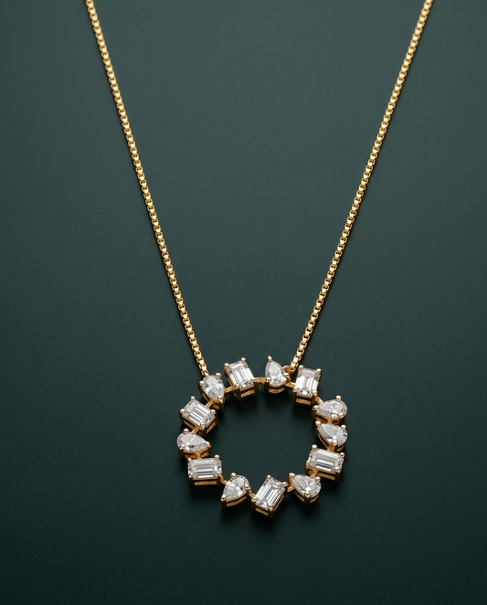 Pure Silver Eternity Pendant