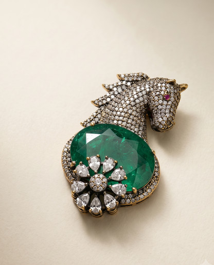 Stallion Elegance Brooch
