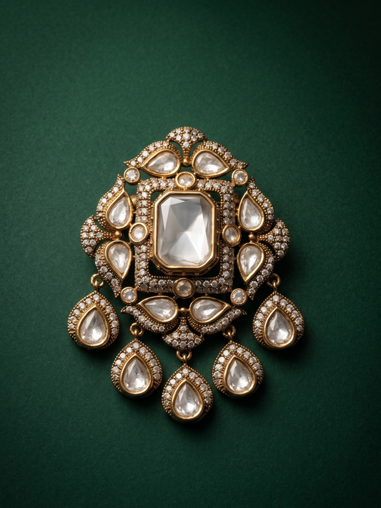Royal Polki Brooch