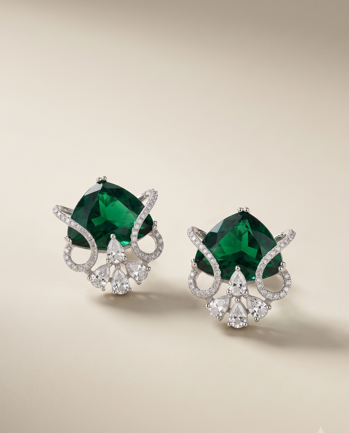 Green Grandeur Studs
