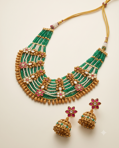Regal Multilayer Necklace Set