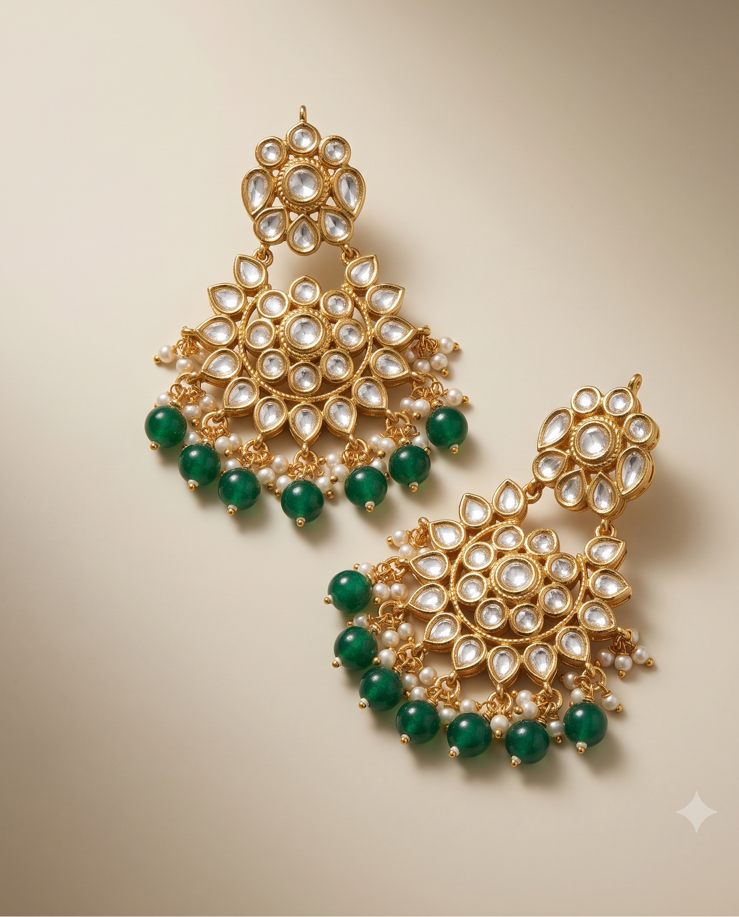 Royal Polki Jhumkas