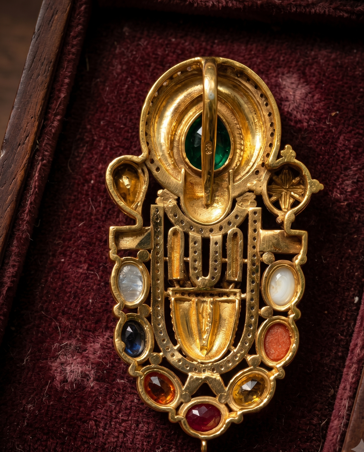 Pure Silver Divine Srinathji Pendant