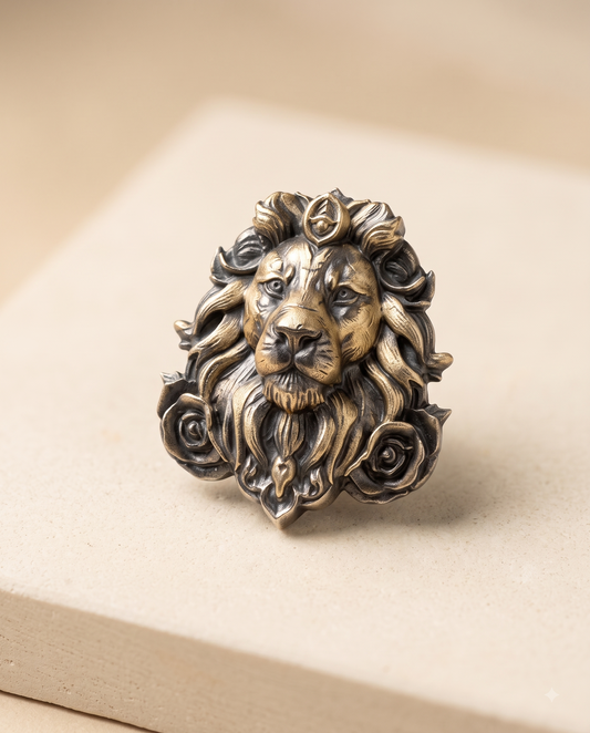 Pure SilverCrown Brooch