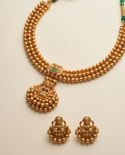 Golden Divinity Necklace Set