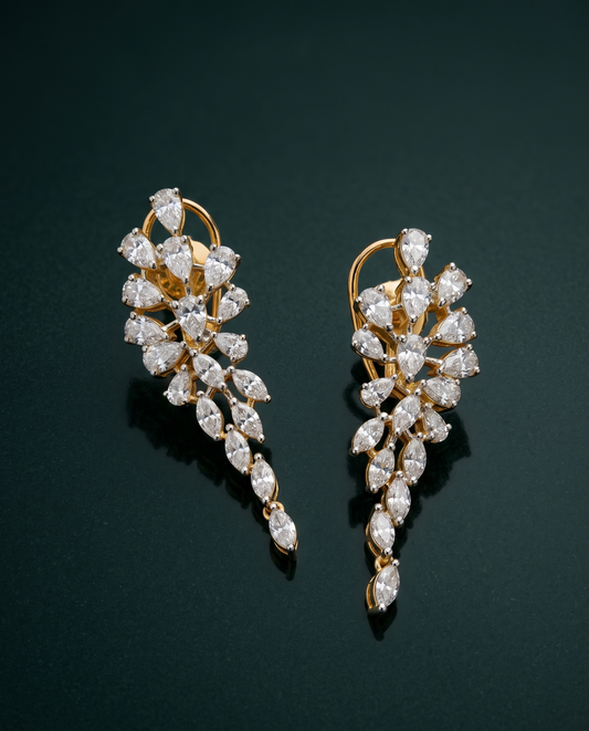 Pure Silver Dual Flame Drops