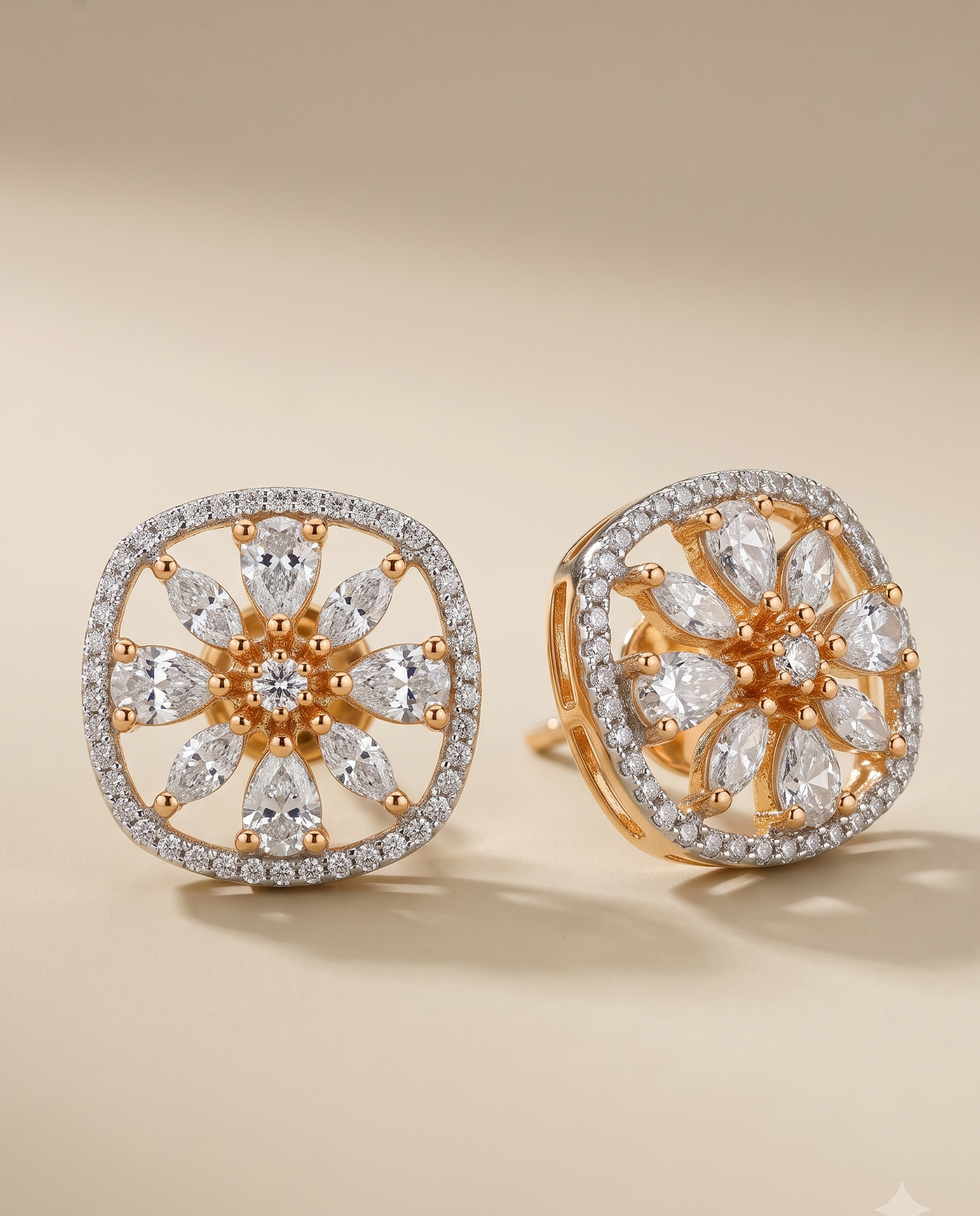 Golden Glow Studs