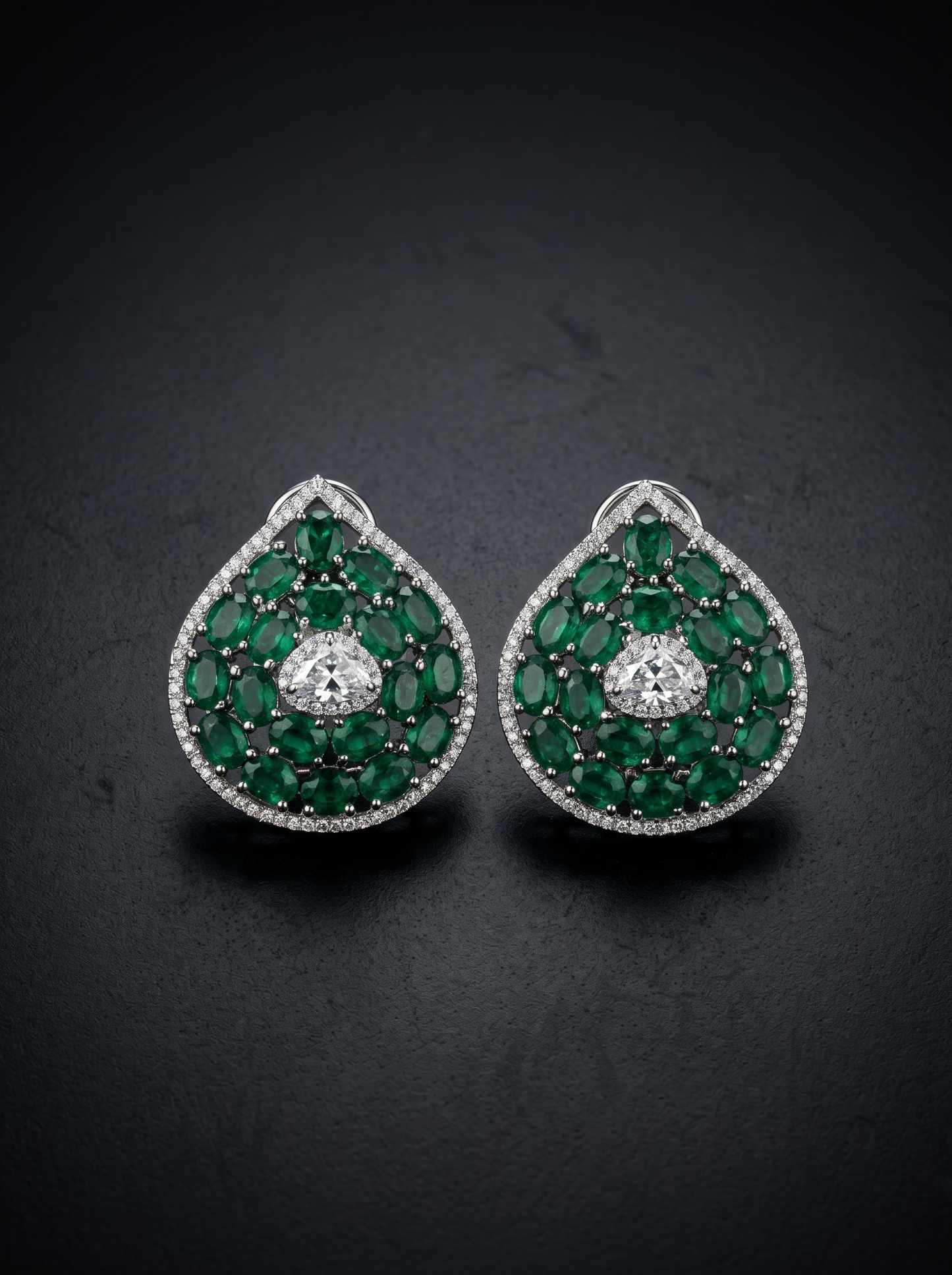 Emerald Constellation Studs