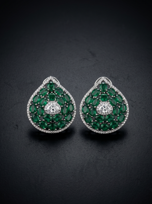 Emerald Constellation Studs