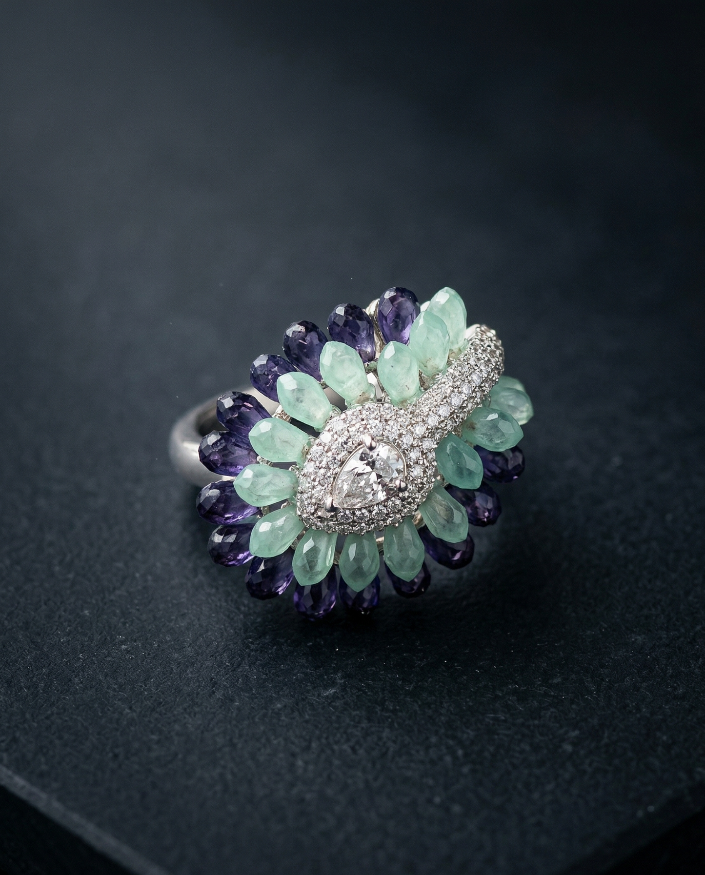 Fluid Bloom Ring