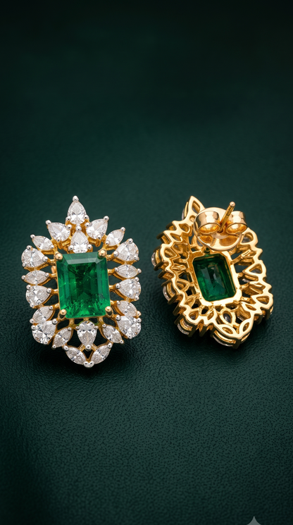 Pure Silver Classic Aureole Earrings