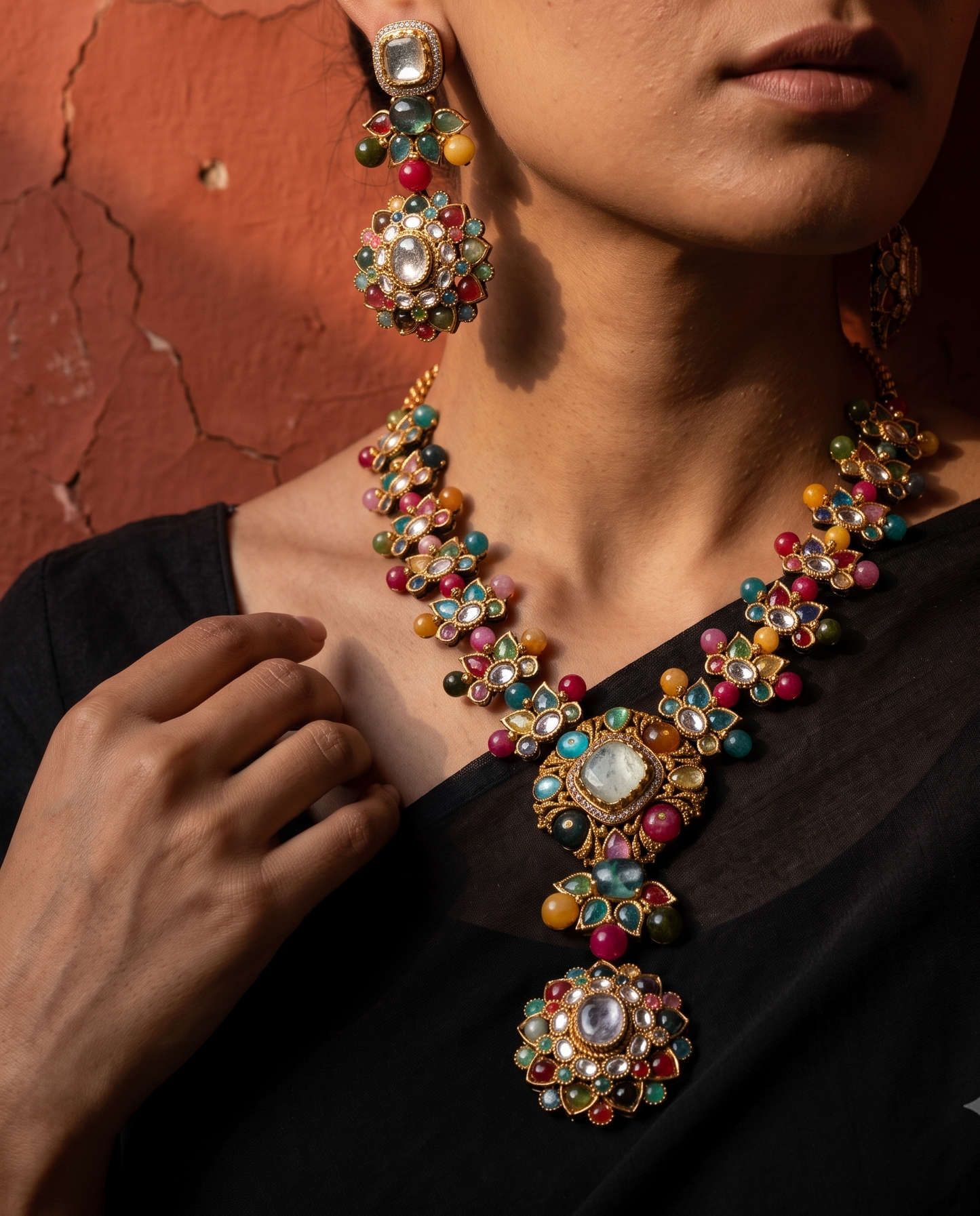Gulbaag Mehr Necklace Set