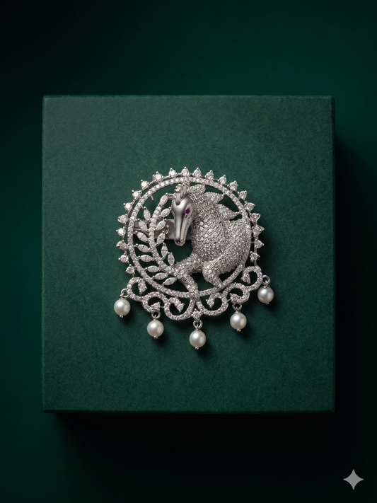 Stallion Insignia Brooch