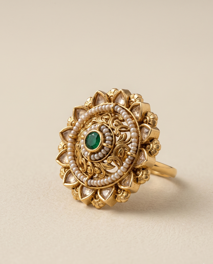 Golden Bloom Ring
