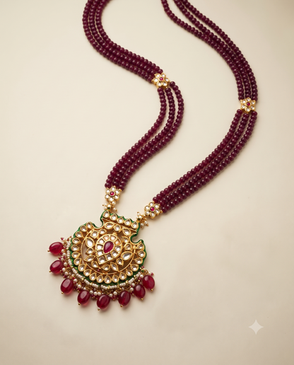 Ruby Kundan Mala