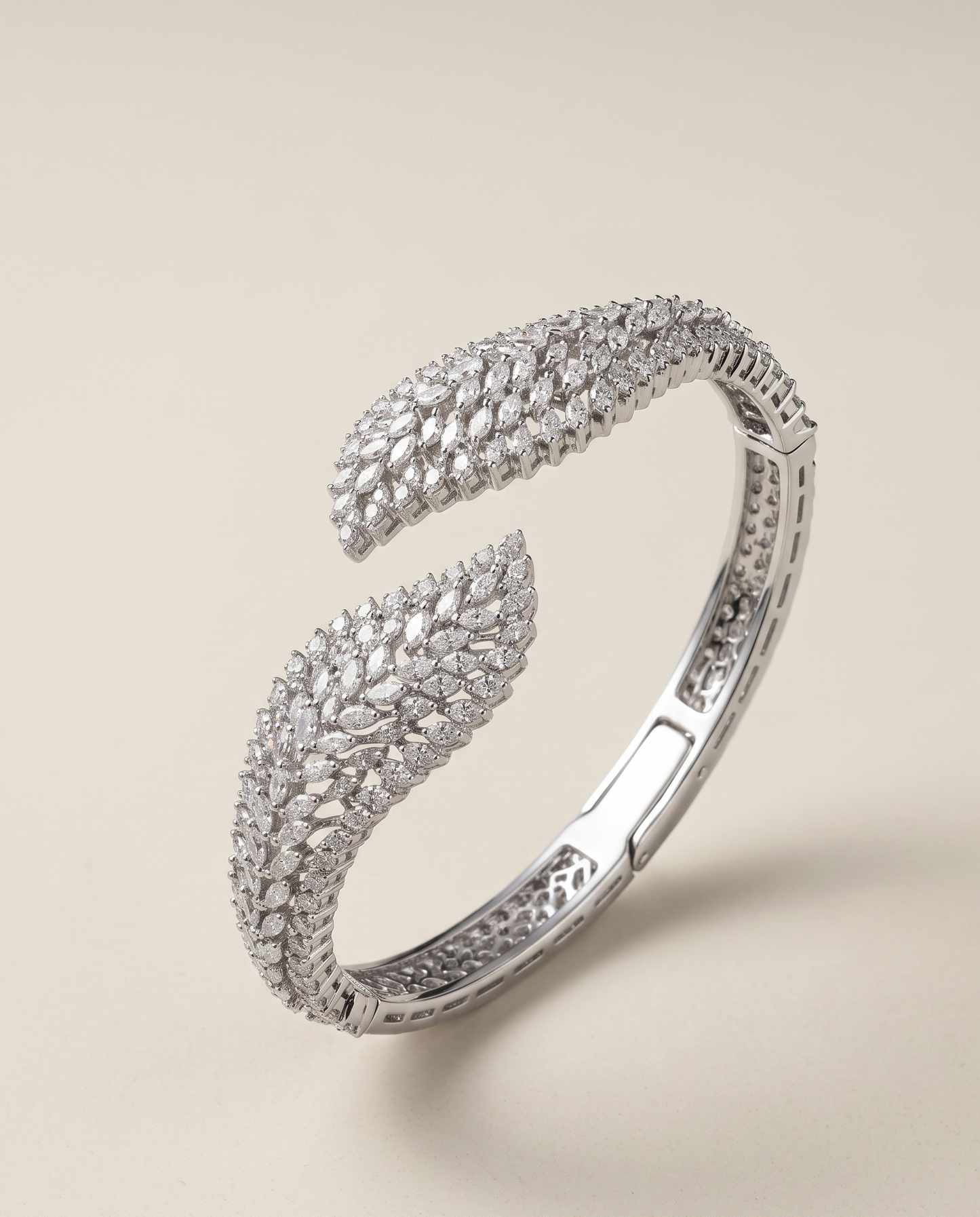 Statement Feather Cuff Bracelet