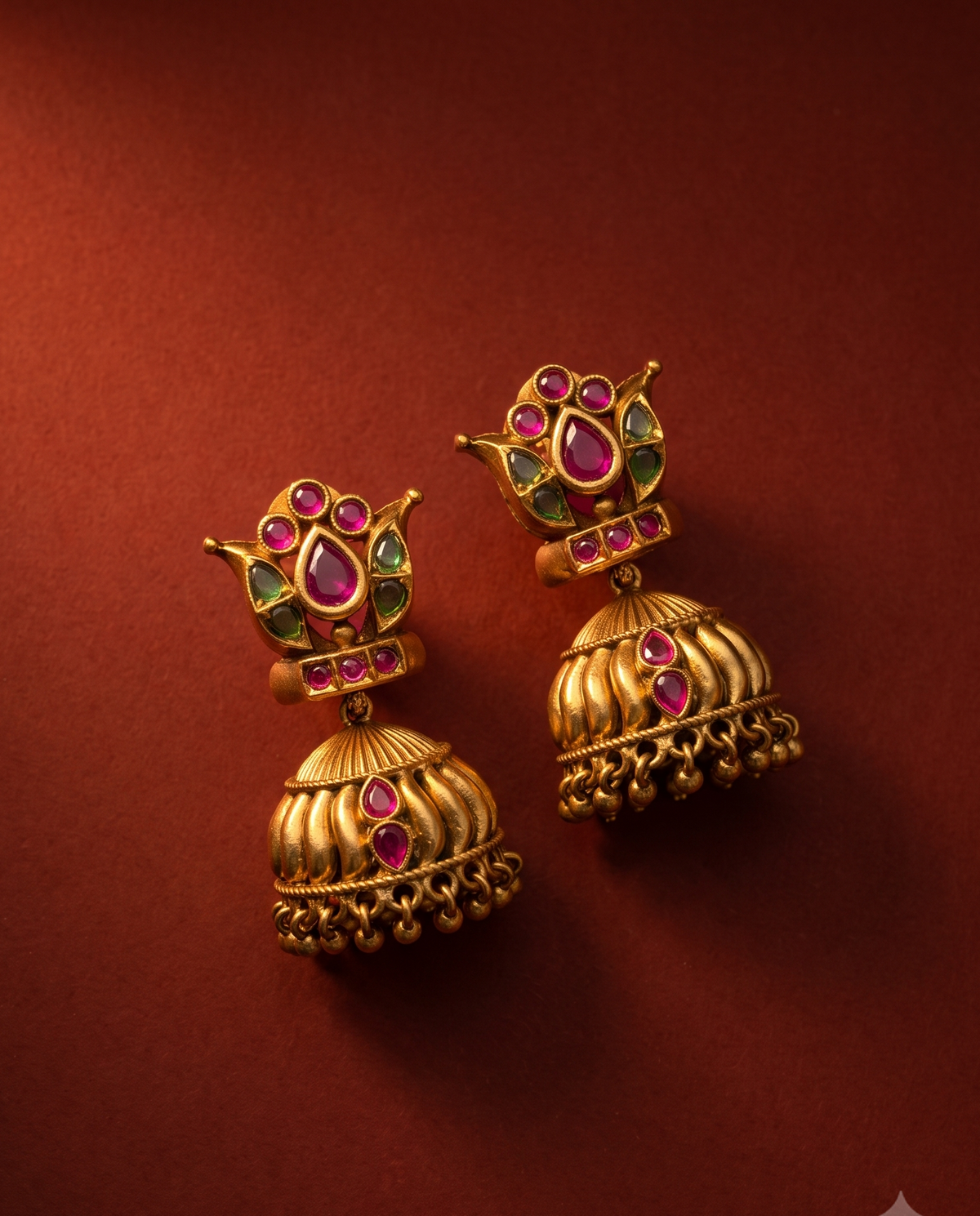 Golden Manga Mala Necklace Set