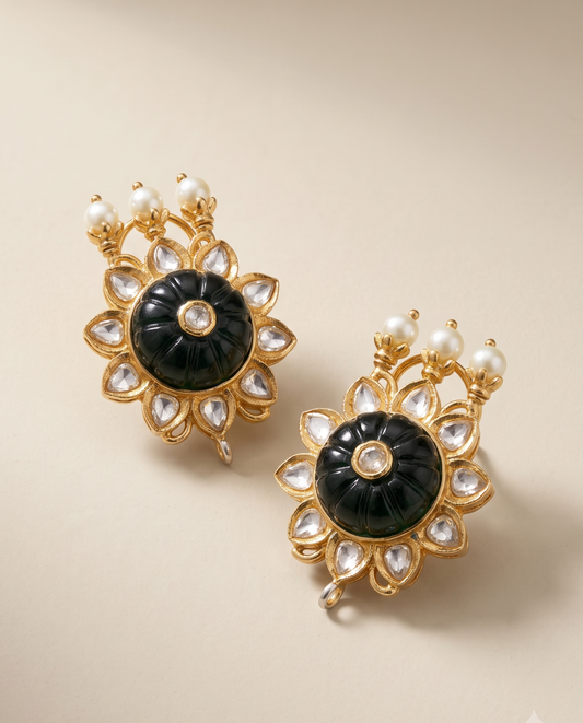 Polki Sunburst Earrings