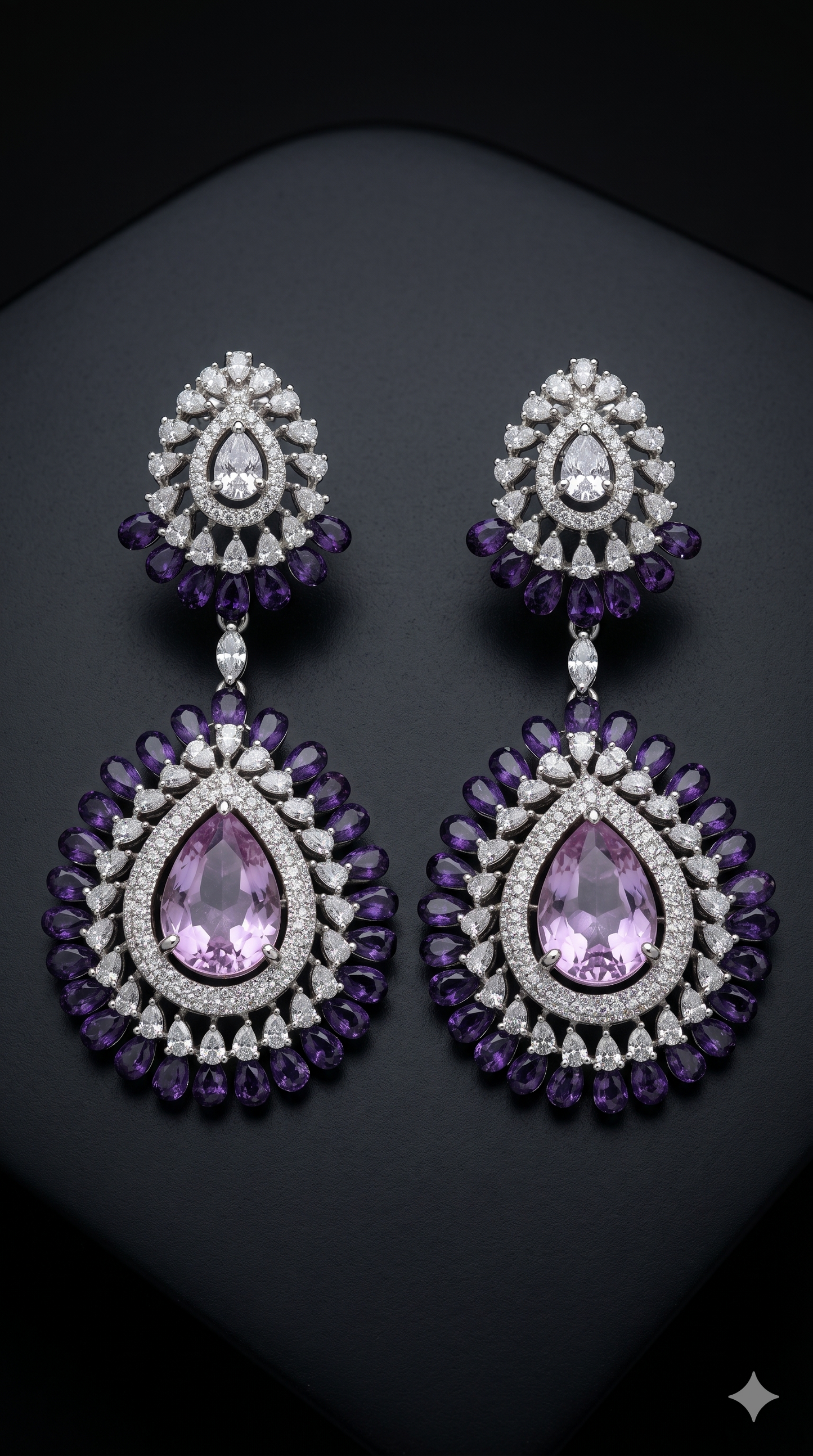 Violet Nocture Necklace Set